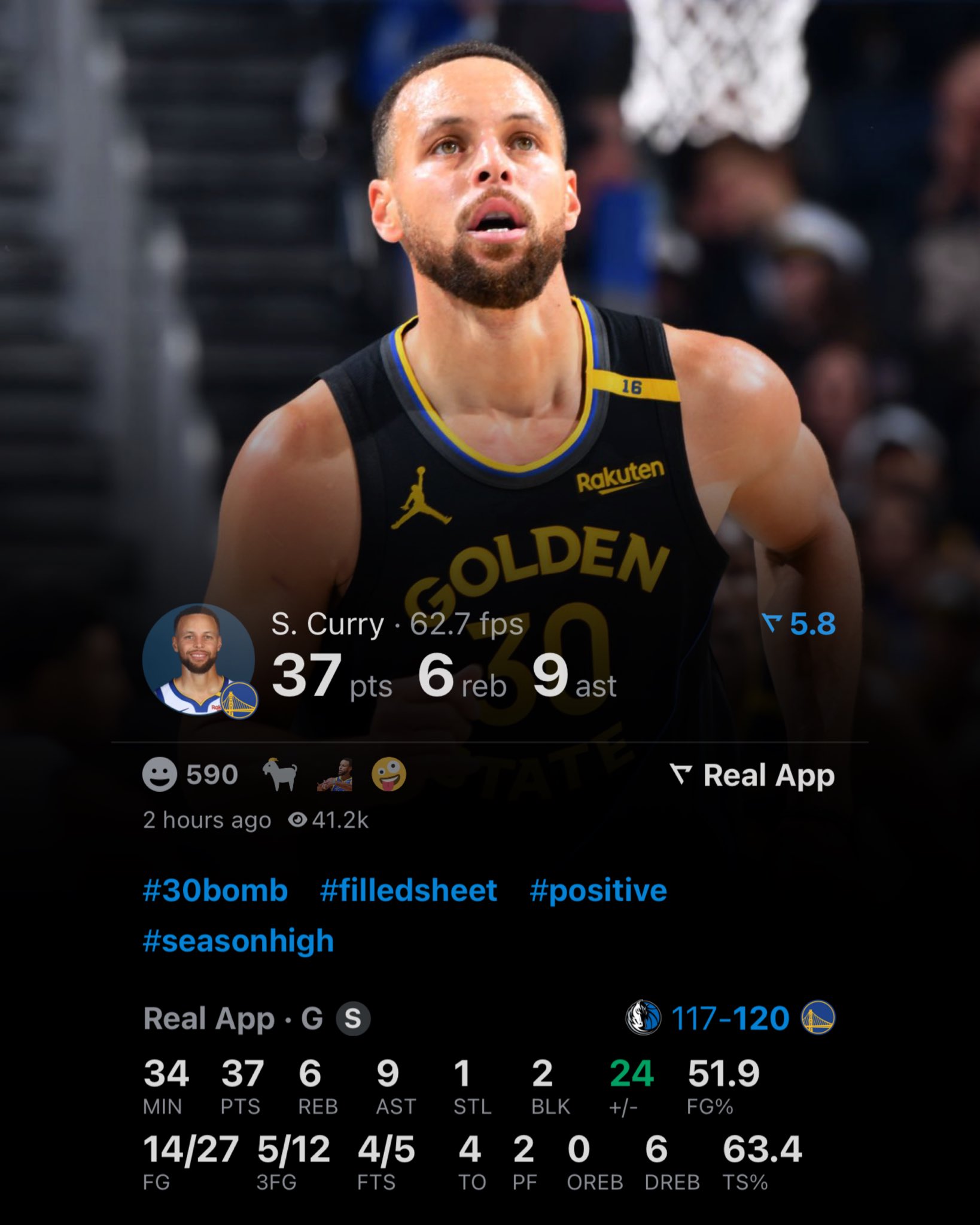 关于独行侠不断突破！，库里连续十场比赛得分超过出色发挥上演精彩一战的信息-九游平台